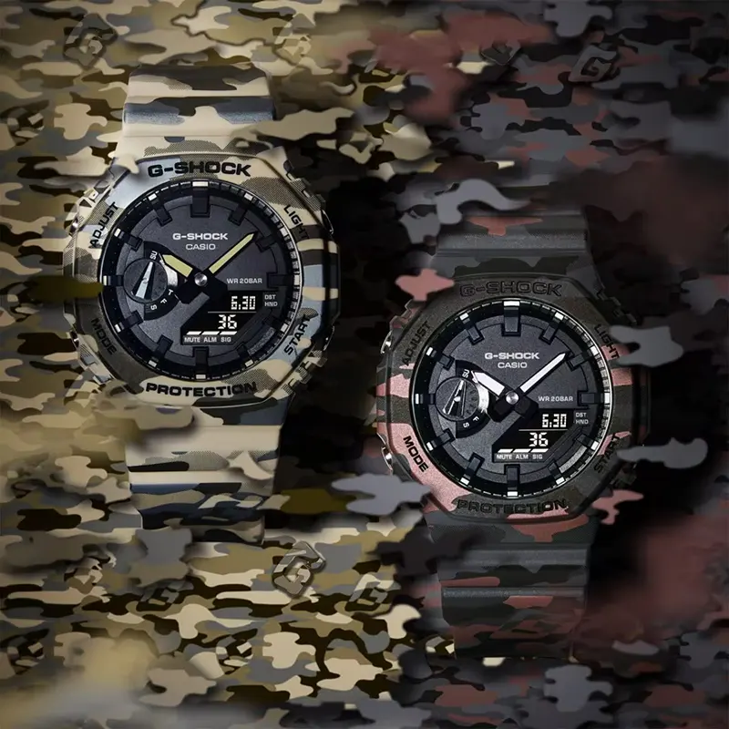 Casio G-Shock Black Dial Ana-Digital Men's Watch- GA-2100CM-5A